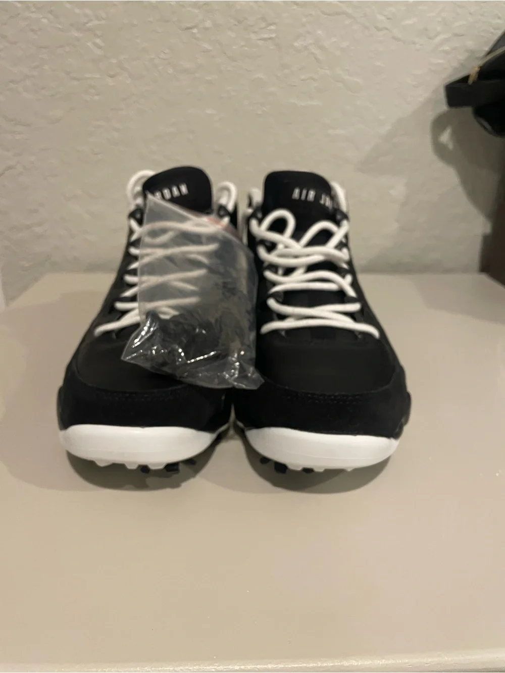 NIKE Air Jordan 9 Low Golf Barons Golf Shoes Size 5.5Black/White FN6930-001